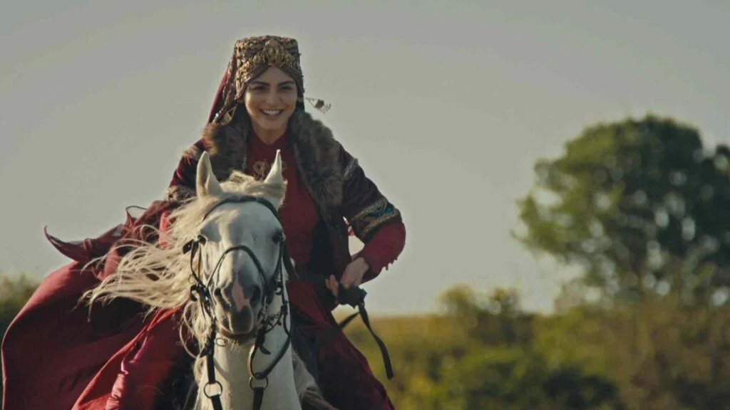 Screenshot of the Makkitv platform displaying Kurulus Osman Season 6 with Urdu subtitles, showing easy navigation and high-quality streaming options